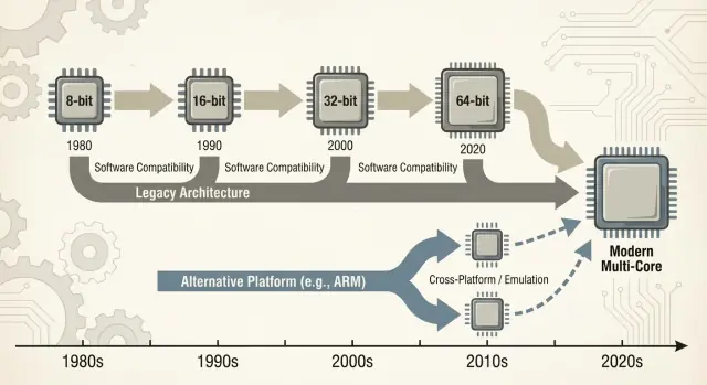 Intel, x86-Dominanz und warum Plattformwechsel so schwer sind
