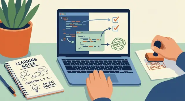 Waarom “Goed Genoeg” AI-code je helpt sneller te leren en te leveren