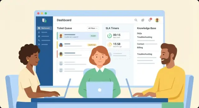 Hoe je een klantenservice-webapp bouwt voor tickets & SLA's