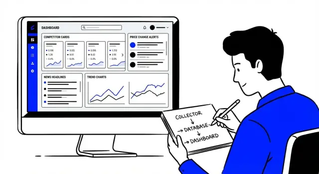 Rekabet İstihbaratı Sinyallerini İzleyen Bir Web Uygulaması Oluşturun