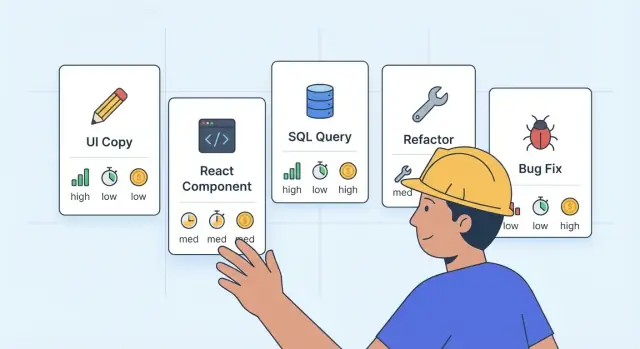 Best LLM for Each Build Task: A Practical Model Map
