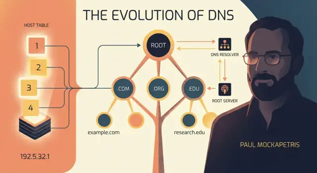Paul Mockapetris i DNS: jak Internet zyskał ludzkie nazwy