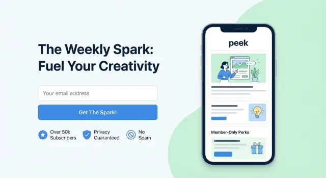 Pages de destination pour newsletter : modèles d'inscription à haute conversion