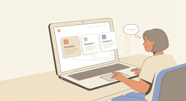 Een website bouwen voor een voorbeeldgebaseerde leertool