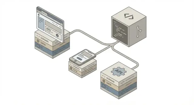 Een AI-gegenereerde codebase voor web, mobiel en API's