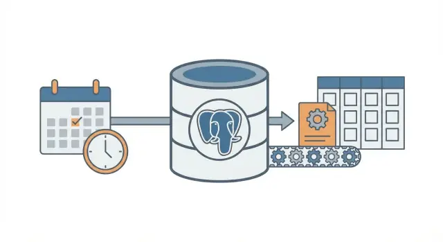 Cron + database pattern: background jobs without a queue
