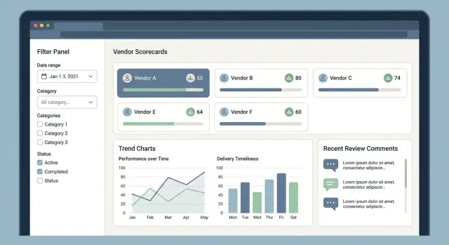 विक्रेता स्कोरिंग और समीक्षाओं के लिए वेब ऐप कैसे बनाएं