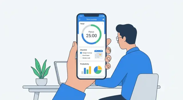 Hoe je een mobiele tijdregistratie- en productiviteitsapp bouwt