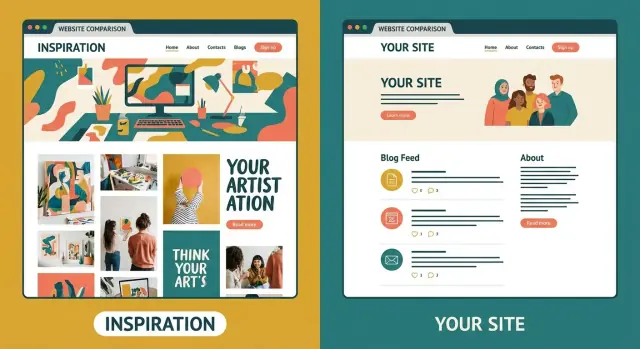 “Make My Website Like This”: Copy the Style, Not the Content
