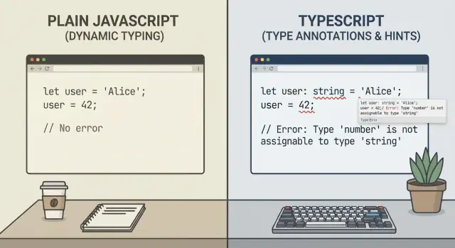 JavaScript vs TypeScript: Differences, Pros, and Use Cases