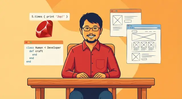 Matz, Ruby ve Geliştirici Memnuniyeti: Modern DX'i Şekillendirmek