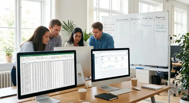 Tabelle vs App: Wann Ihr Team auf eine App umsteigen sollte