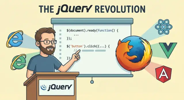 John Resig ve jQuery: Ön Yüzleri Şekillendiren Kütüphane