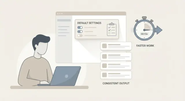 Почему инструменты ИИ используют преднамеренные предустановки для скорости и согласованности