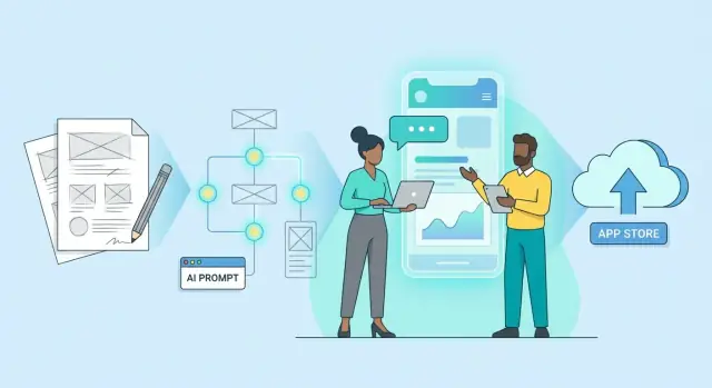 Costruire un'app mobile con logica generata dall'IA: dall'idea al rilascio