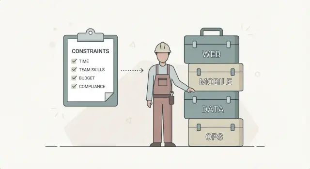 Het beste framework is dat wat bij je beperkingen past