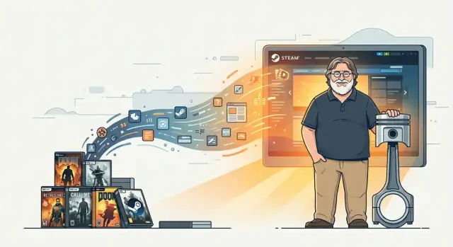 Gabe Newell, Valve ve Steam: Dağıtımı Elinde Tutmanın Kârlılığı