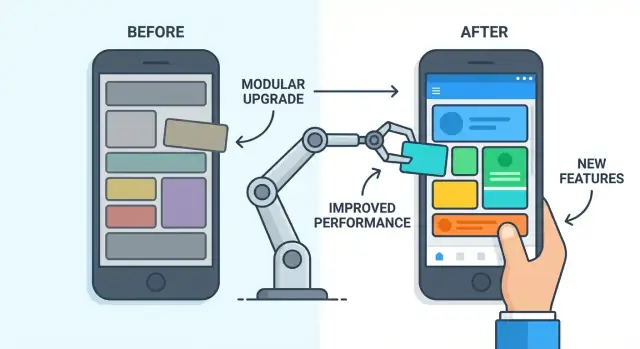 Her Şeyi Yeniden Yazmadan Uygulamayı Zamanla İyileştirmek