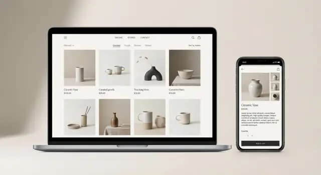 E-Ticaret Ürün Vitrini Sitesi Oluşturma: Adım Adım