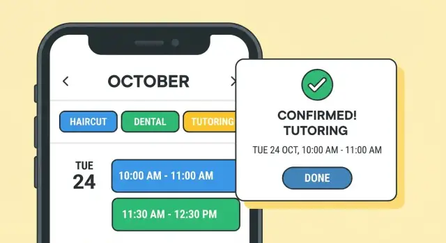 Hoe je een mobiele app maakt voor afspraakplanning voor meerdere diensten