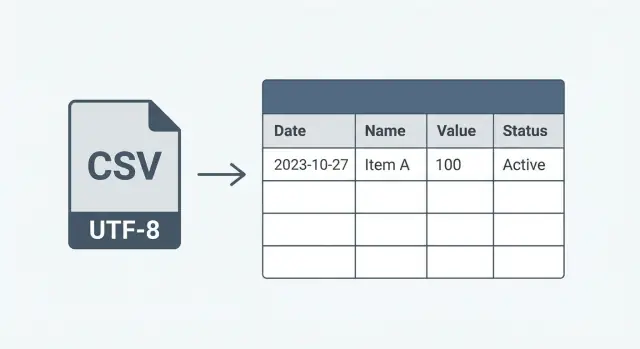 Audit-friendly CSV exports that stay stable over time