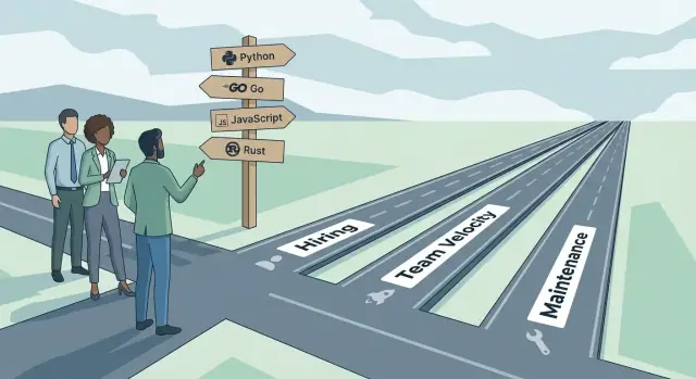 Hoe de keuze van programmeertaal werving en code op lange termijn beïnvloedt