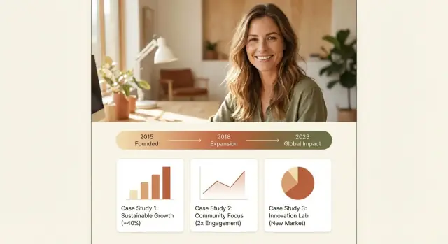 Hoe je een website over je oprichtersreis met case studies bouwt