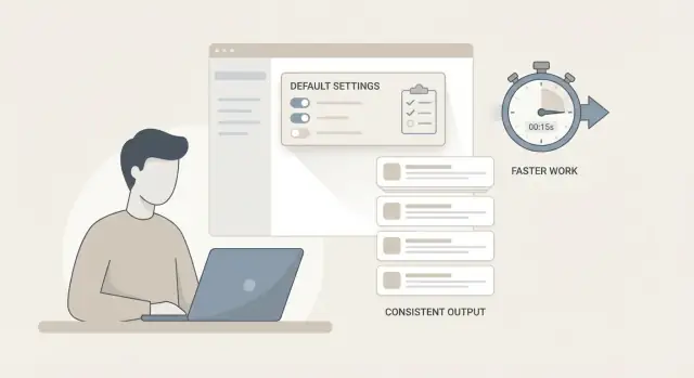 Waarom AI-tools mening-gedragen standaardinstellingen gebruiken voor snelheid en consistentie