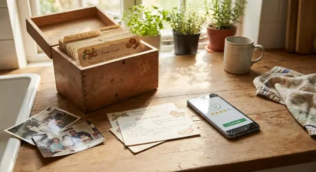 Коробка рецептов с семейными оценками — блюда, которые хочется готовить снова