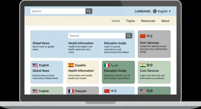 Çok Dilli Bir Bilgi Portalı İçin Web Sitesi Nasıl Oluşturulur