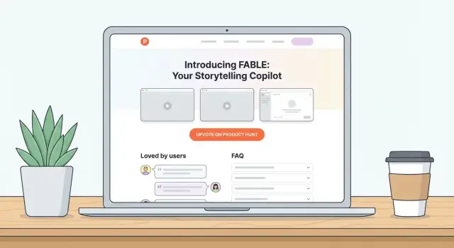 Hoe je een website bouwt voor een Product Hunt–stijl launchpagina