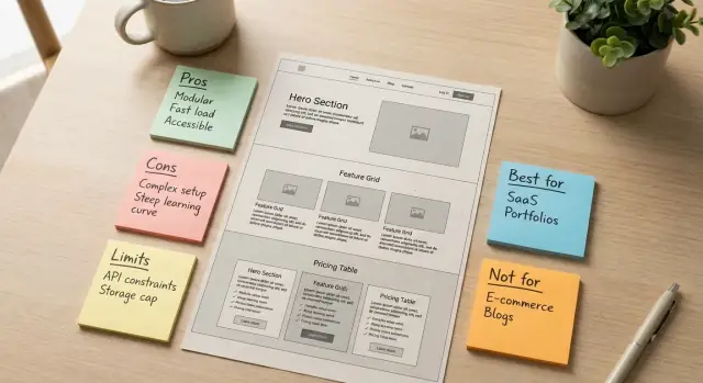 Bouw een productwebsite die duidelijke, eerlijke afwegingen toont