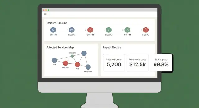 Een webapp bouwen voor incidentimpactanalyse, stap voor stap
