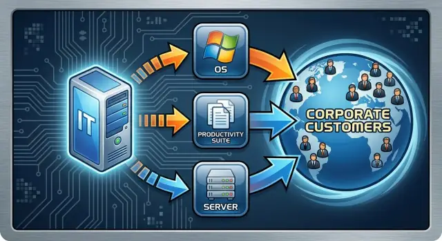 Ballmer’s Microsoft: schaal, enterprise‑verkoop en kasstroom‑flywheels