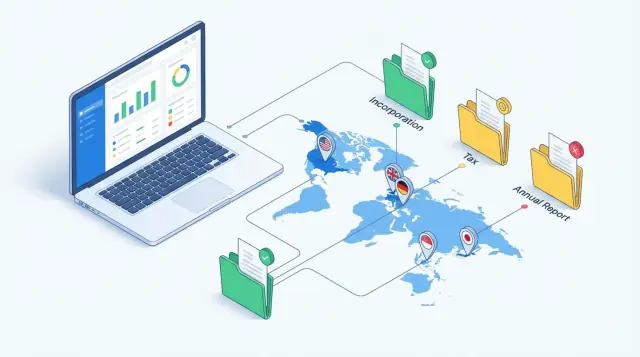 كيفية بناء تطبيق ويب لتتبع وثائق الكيانات القانونية على مستوى العالم