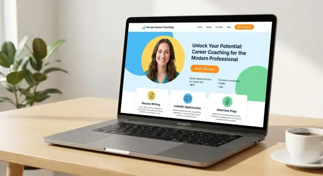 Come creare un sito web per il coaching di carriera o i servizi di scrittura CV
