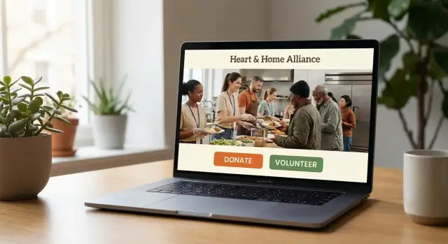 Nonprofit-websites die donaties en vrijwilligersaanmelding stimuleren