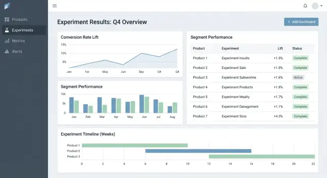 Hoe je een webapp bouwt om experimentresultaten per product bij te houden