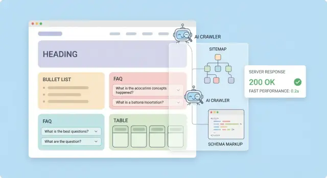 Bouw een website die klaar is voor AI-crawlers en LLM-indexering