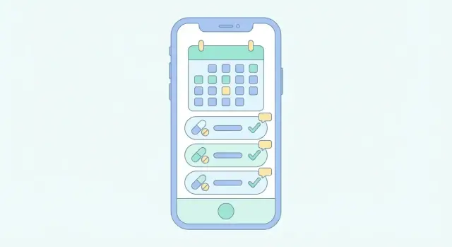 服薬スケジュール追跡アプリの作り方