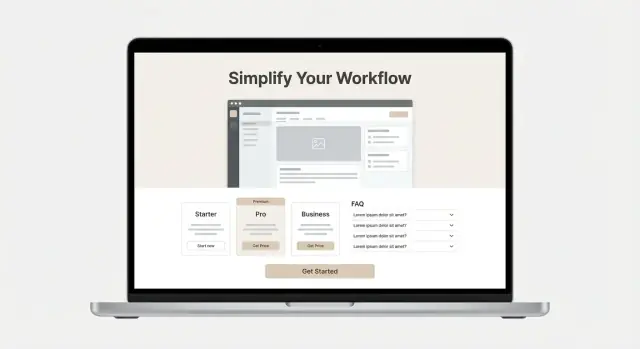 Crea un sitio micro‑SaaS con páginas mínimas y valor claro