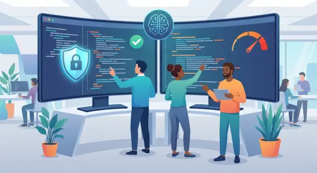 Beveiliging, prestaties en betrouwbaarheid in door AI gegenereerde codebases