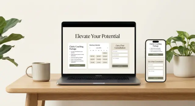 Coaching Websites: Sell Packages, Book Clients, Capture Leads