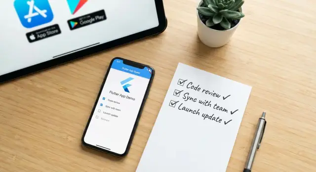 Flutter-releasechecklist voor een soepele eerste indiening