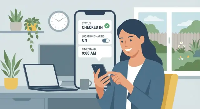 How to Create a Mobile App for Remote Employee Check-Ins