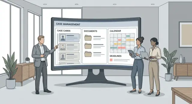 Bouw een webapp voor advocatenkantoren: zaken, documenten en deadlines