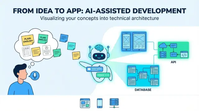 Hoe LLM's eenvoudige Engelse ideeën omzetten in full-stack apps
