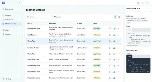 Merkezi Metrik Sahipliği İçin Web Uygulaması Nasıl İnşa Edilir