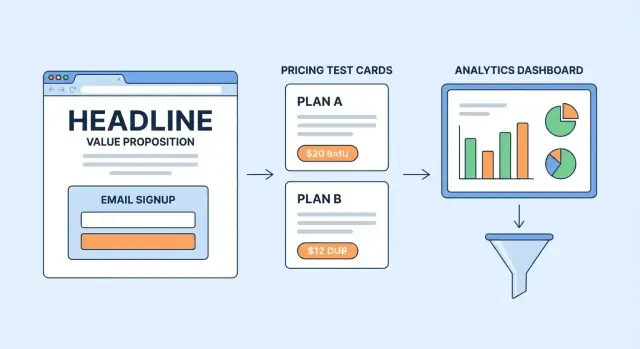 コードを書く前にSaaSを検証するウェブサイトの作り方