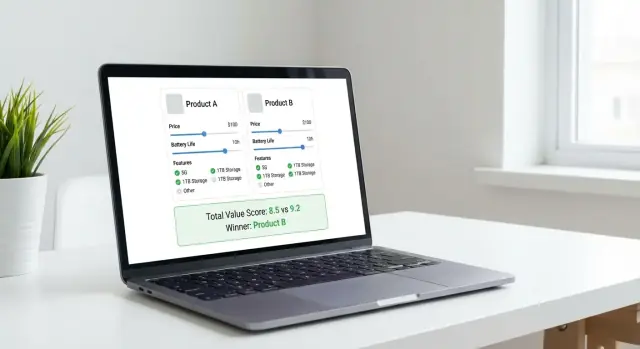 How to Build a Website for a Product Comparison Calculator